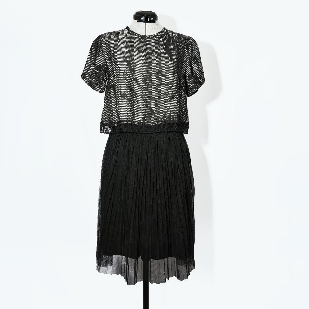 Silence + Noise Graphic Tee Lace trim - Picture 2 of 4